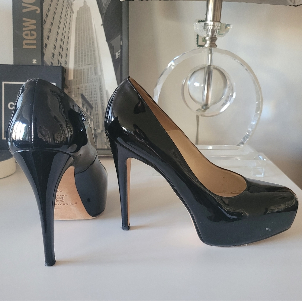 BRIAN ATWOOD Black Platform Pumps - Picture 1 of 11